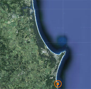 Brays Beach Map